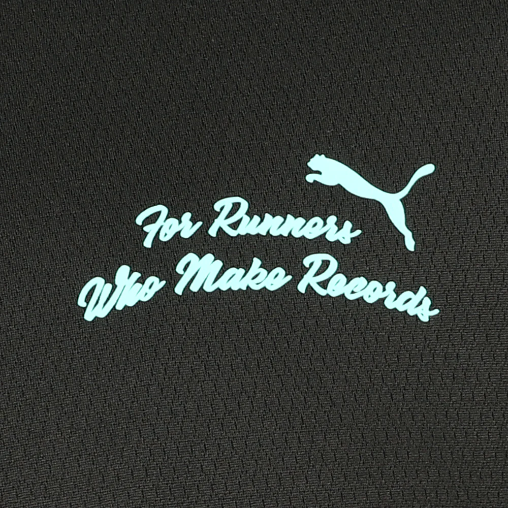Graphics Running Slogan Graphic Crew Neck Short Sleeve T-Shirt - Image 3