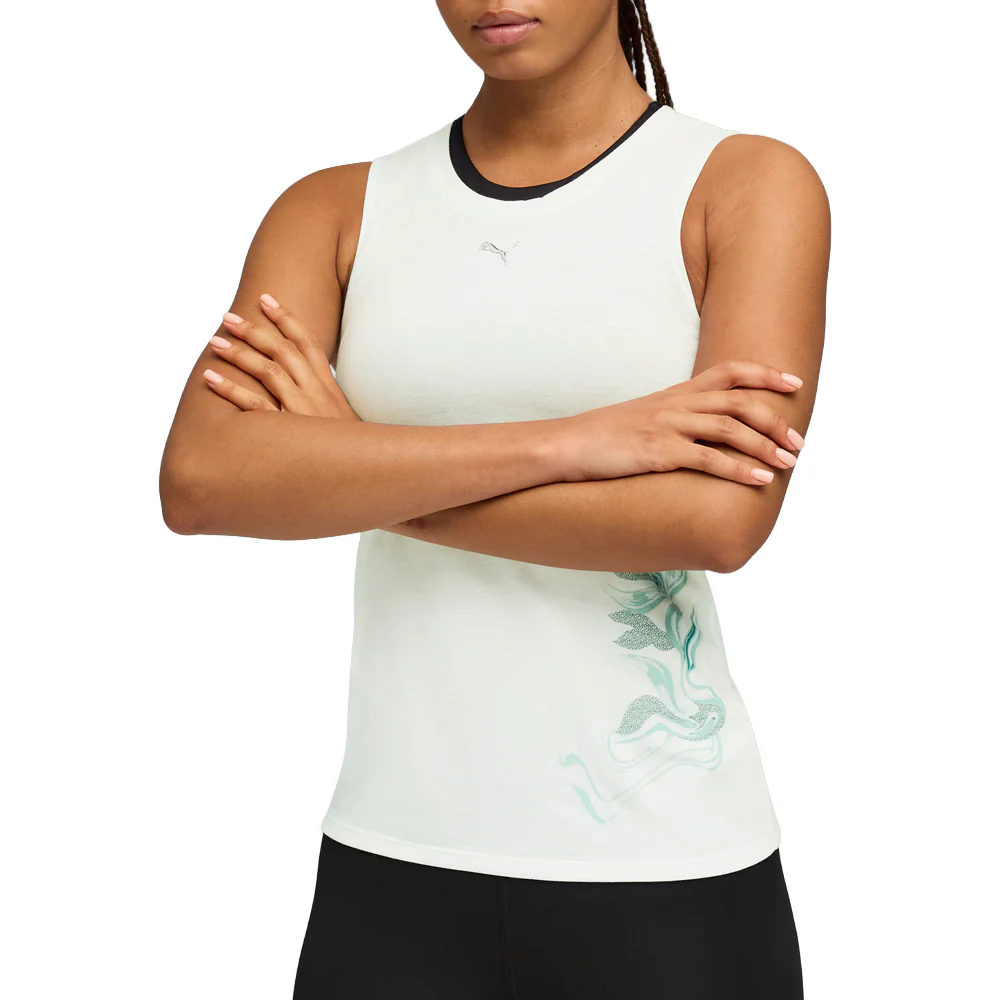 Green Terrains Graphic Crew Neck Athletic Tank Top - Image 3
