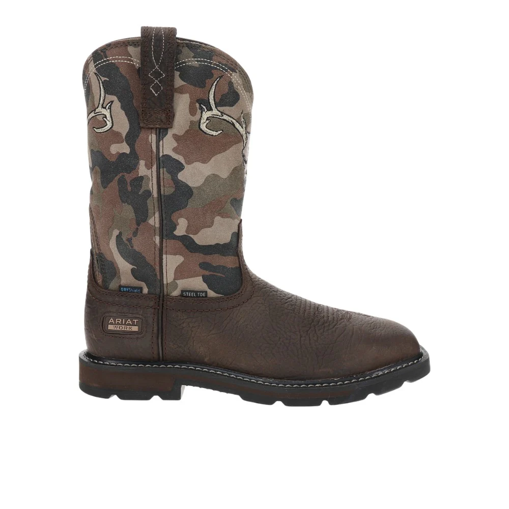 Groundbreaker Antler 11 Inch Waterproof Steel Toe Work Boots