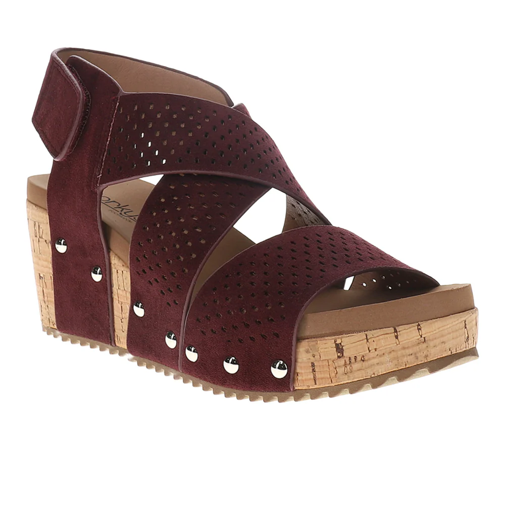 Guilty Pleasure Studded Wedge Slingback Sandals - Image 2