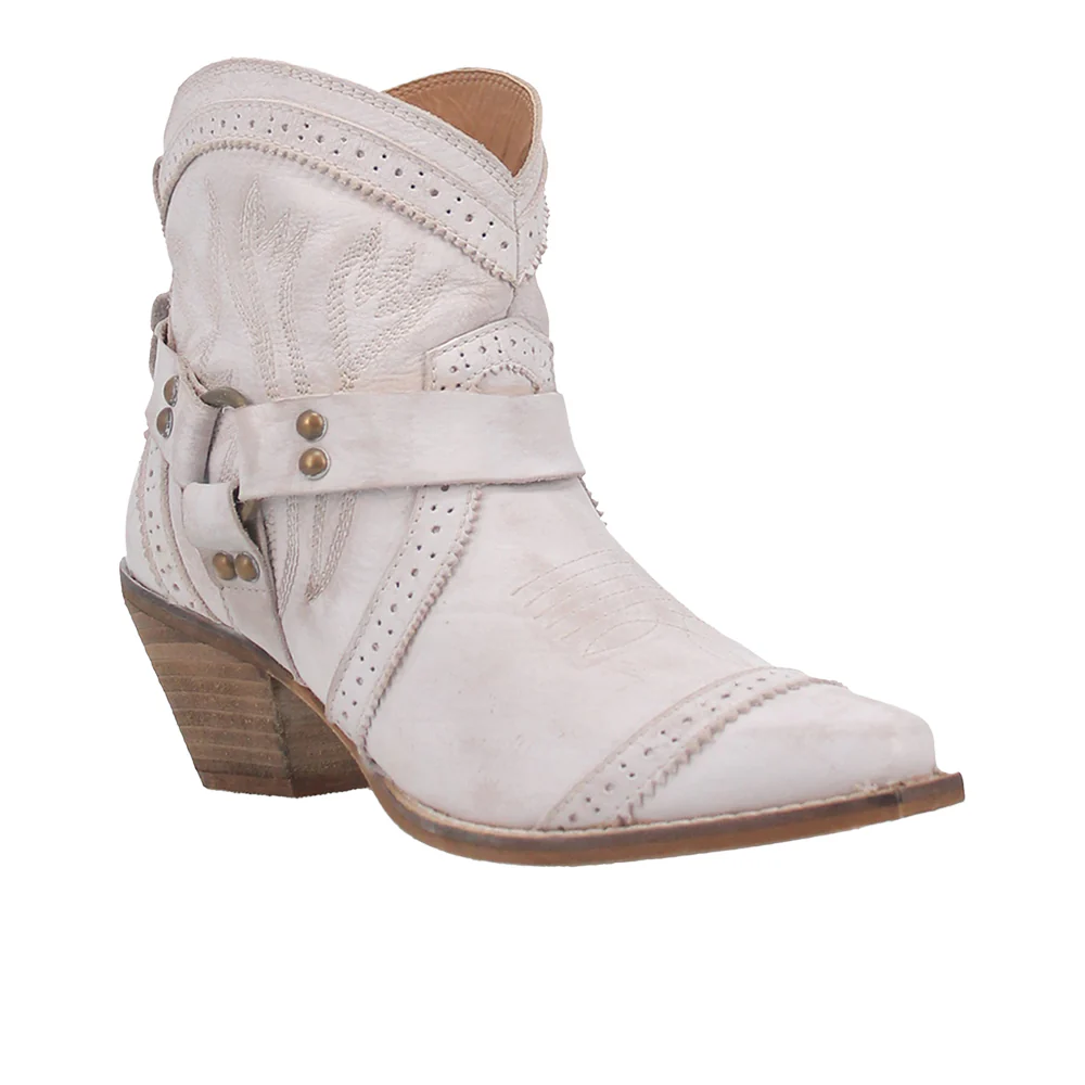 Gummy Bear Embroidered Snip Toe Pull On Cowboy Booties - Image 2