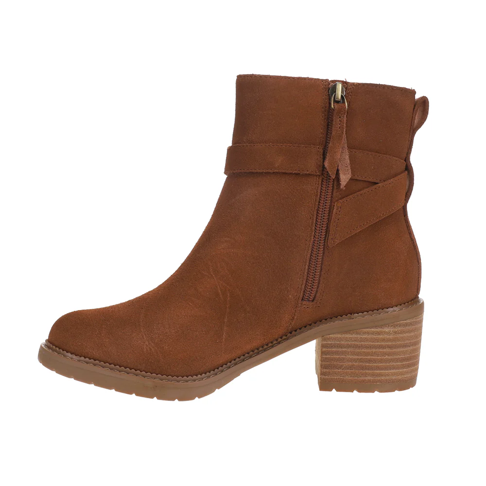 Hailey Buckle Round Toe Zippered Boots - Image 3