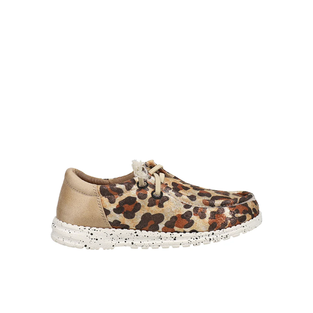 Hang Loose Leopard Slip On Flats (Little Kid)