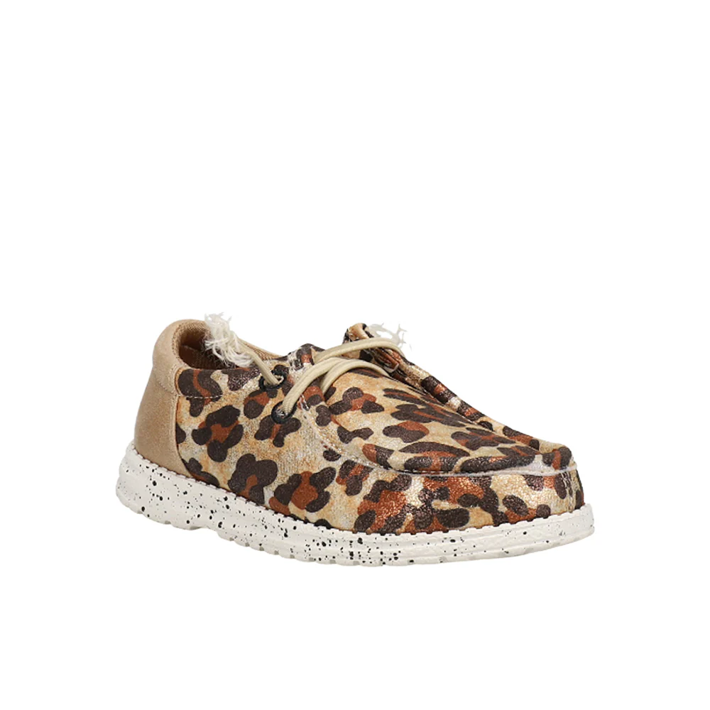 Hang Loose Leopard Slip On Flats (Little Kid) - Image 2