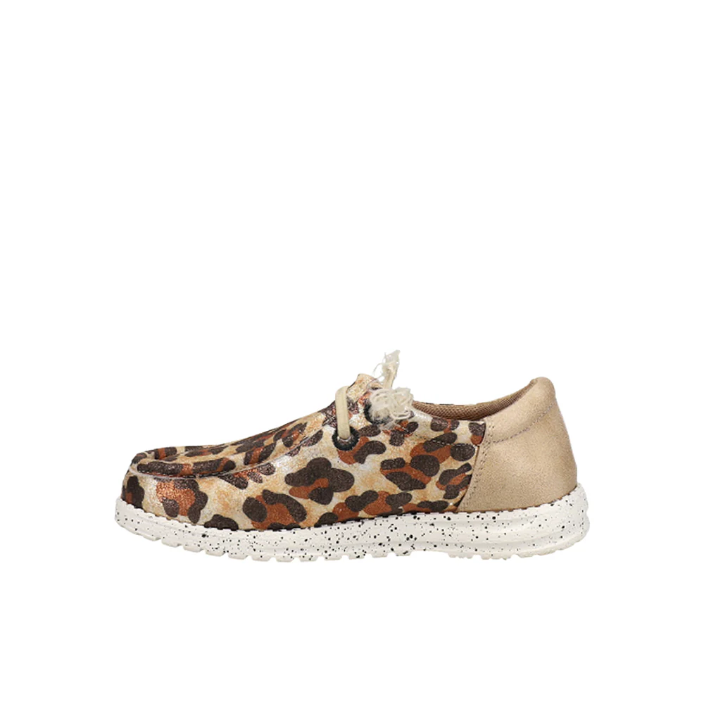 Hang Loose Leopard Slip On Flats (Little Kid) - Image 3