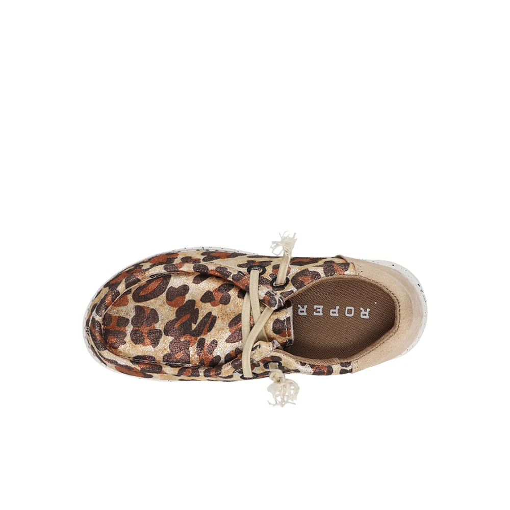 Hang Loose Leopard Slip On Flats (Little Kid) - Image 4
