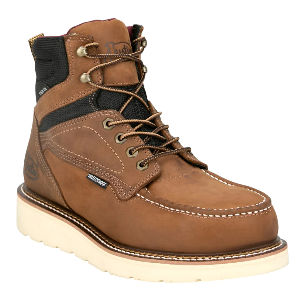 Hardwire 6 Inch Waterproof Steel Toe Work Boots - Image 2
