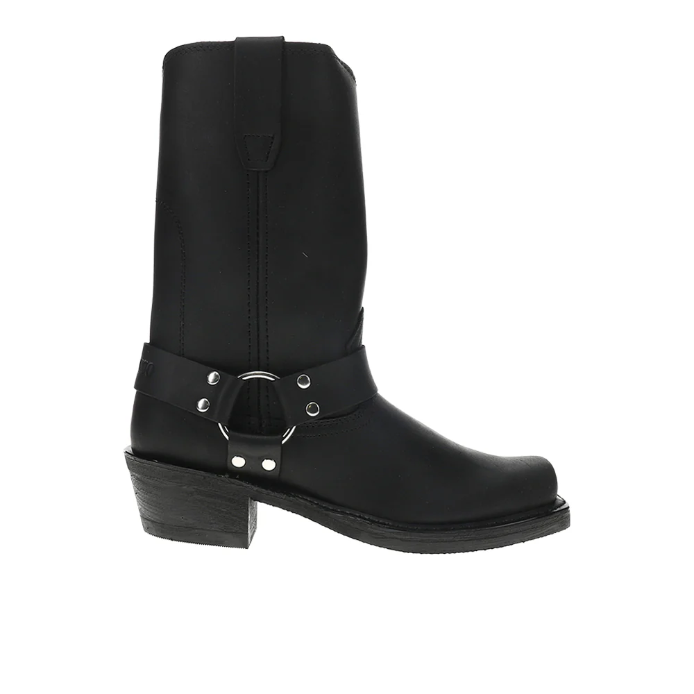 Harness Square Toe Motorcycle Boots