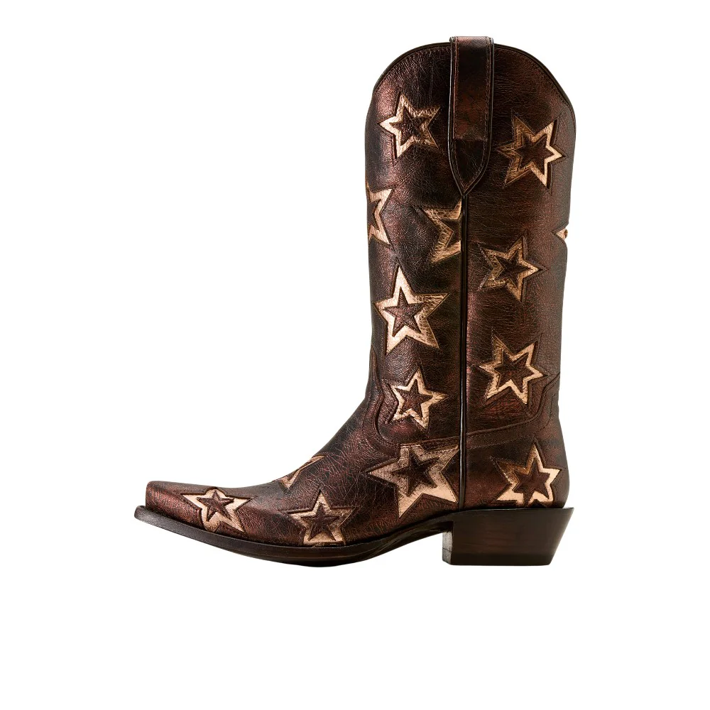 Hazen Star Snip Toe Pull On Cowboy Boots - Image 3