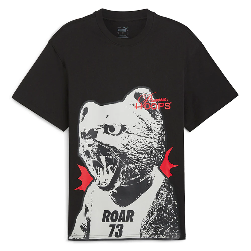 He Can Hoop Graphic Crew Neck Short Sleeve T-Shirt