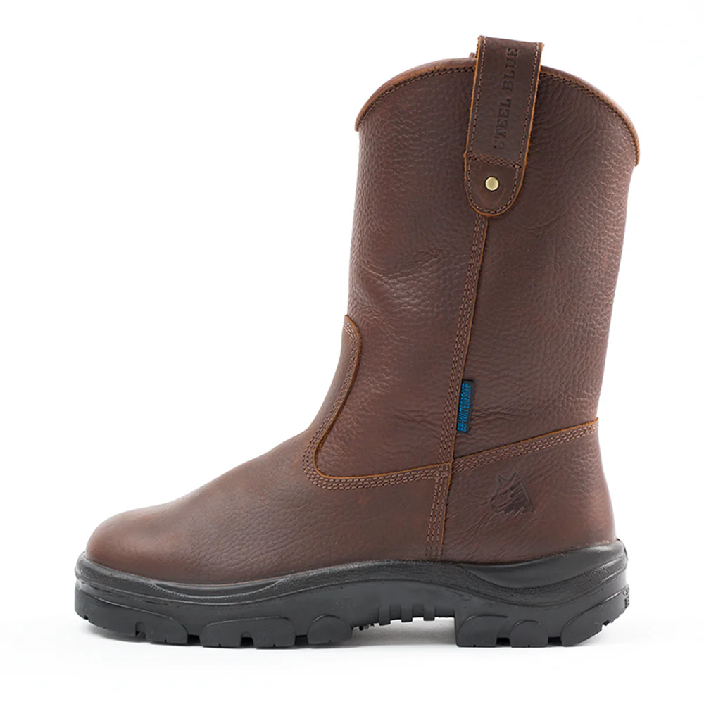 Heeler 10 Inch Waterproof Wide Steel Toe Work Boots - Image 3