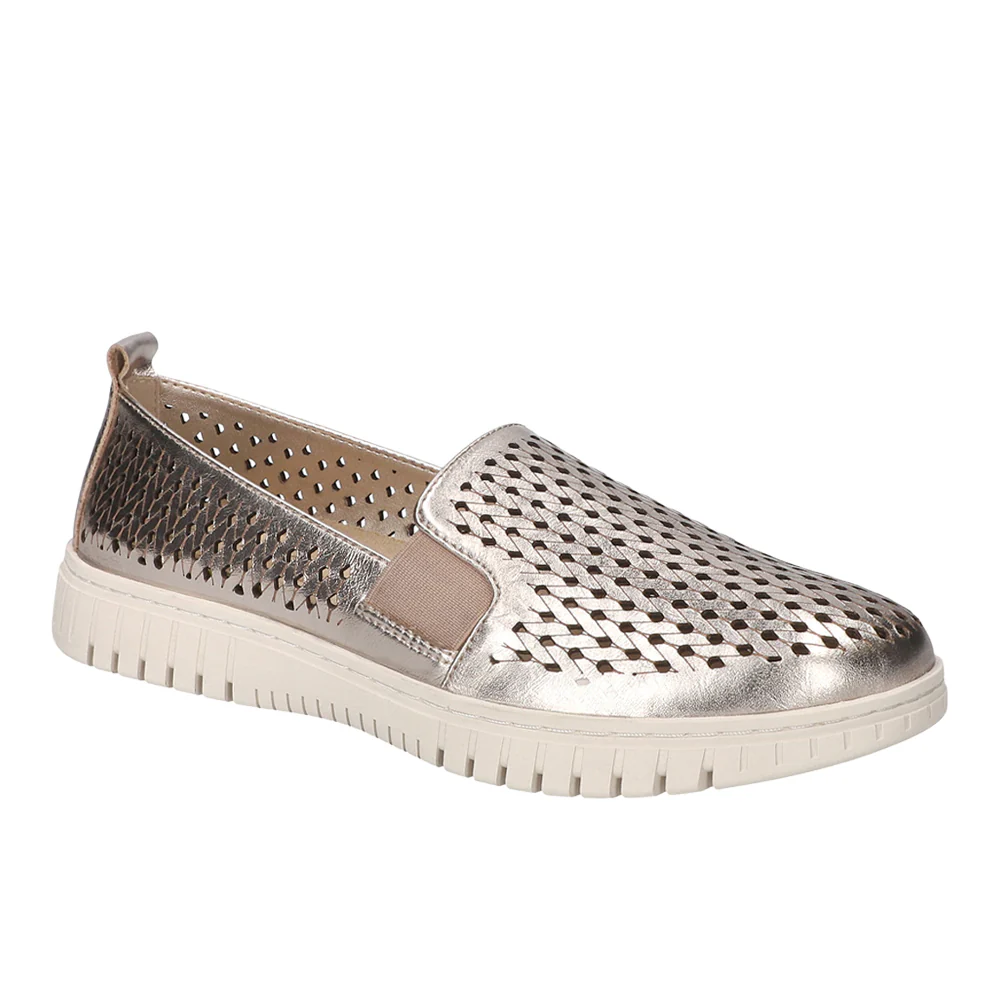 Helm Comfort Metallic Cut-Outs Slip On Sneakers - Image 2