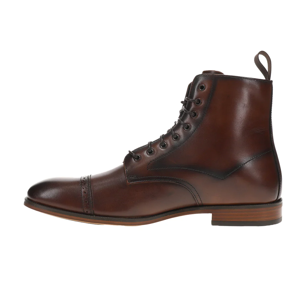 Henry Cap Toe Lace Up Boots - Image 3