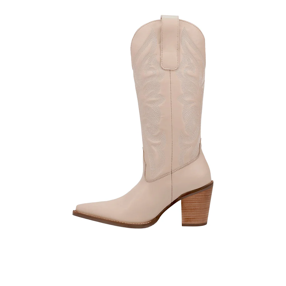 Hensley Embroidered Snip Toe Pull On Cowboy Boots - Image 3