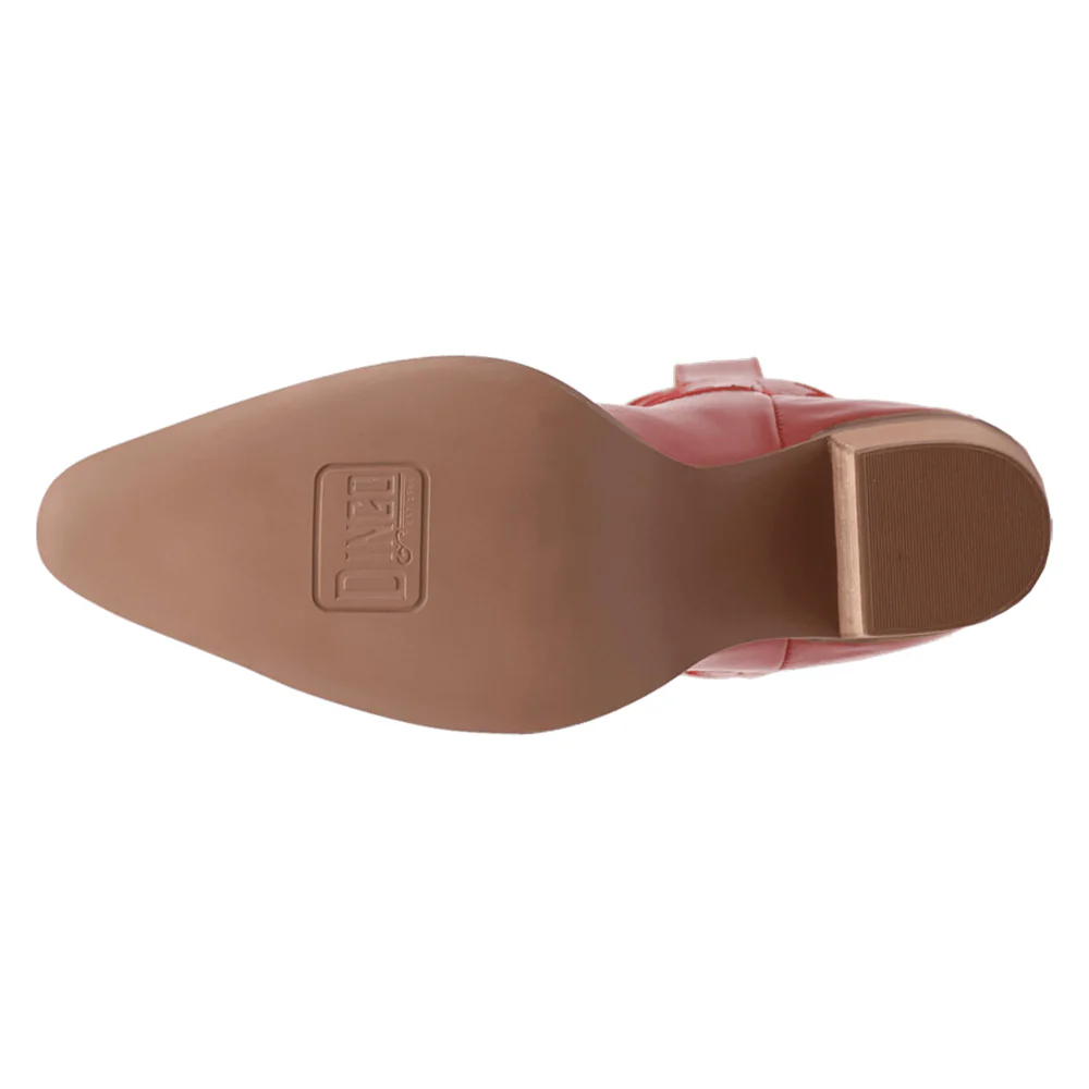 Hensley Embroidered Snip Toe Pull On Cowboy Boots - Image 5