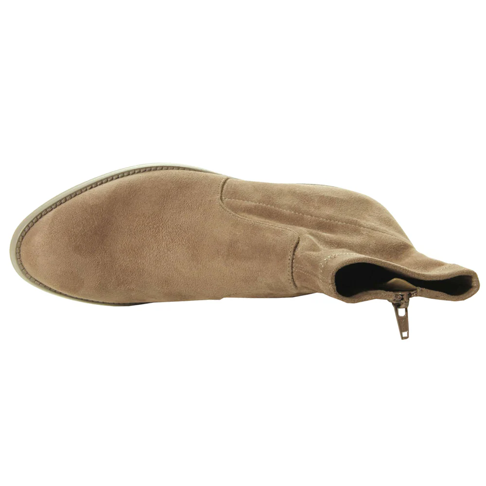 Henson Round Toe Zippered Booties - Image 4