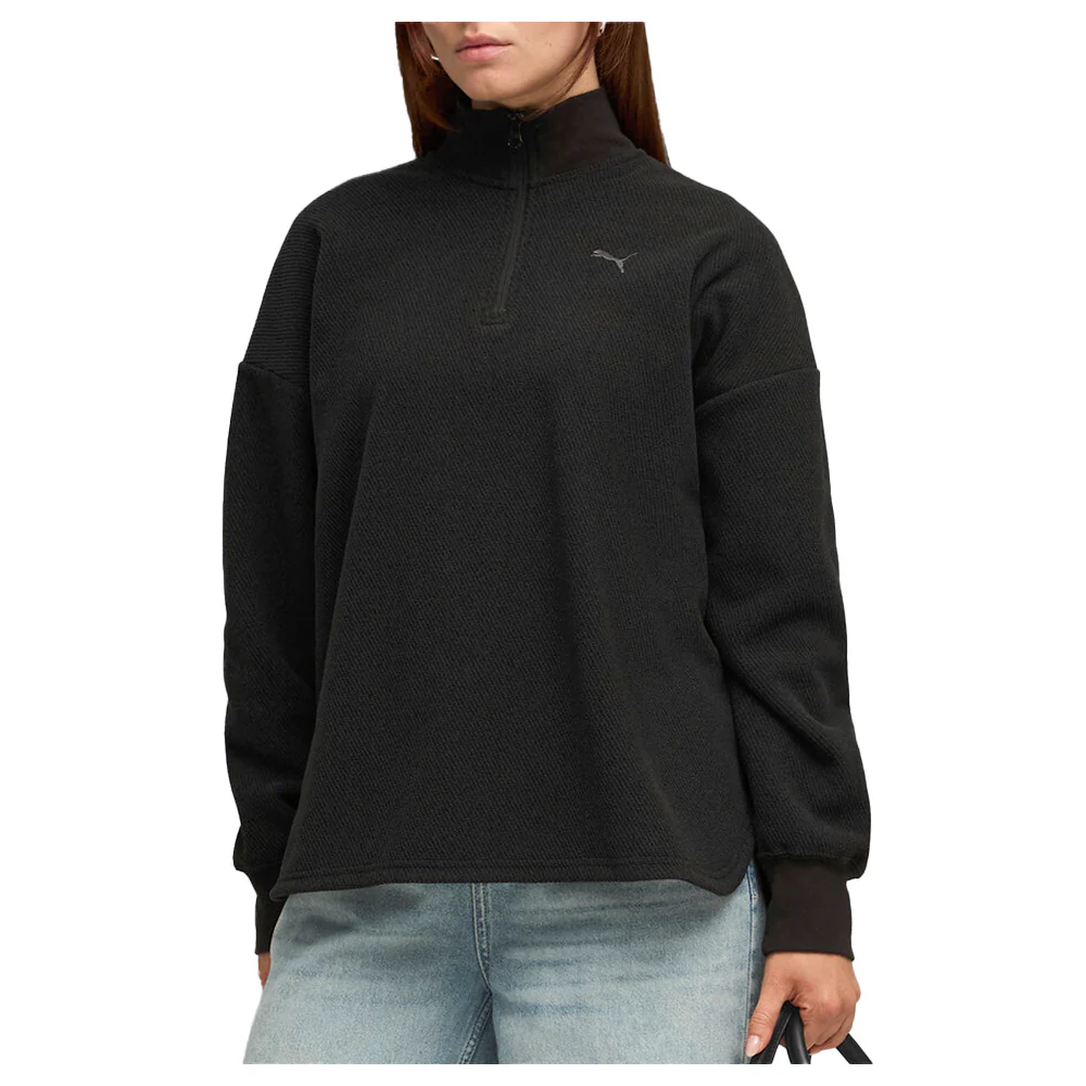 HER Oversized Half-Zip Winterized Crew Pullover - Image 3