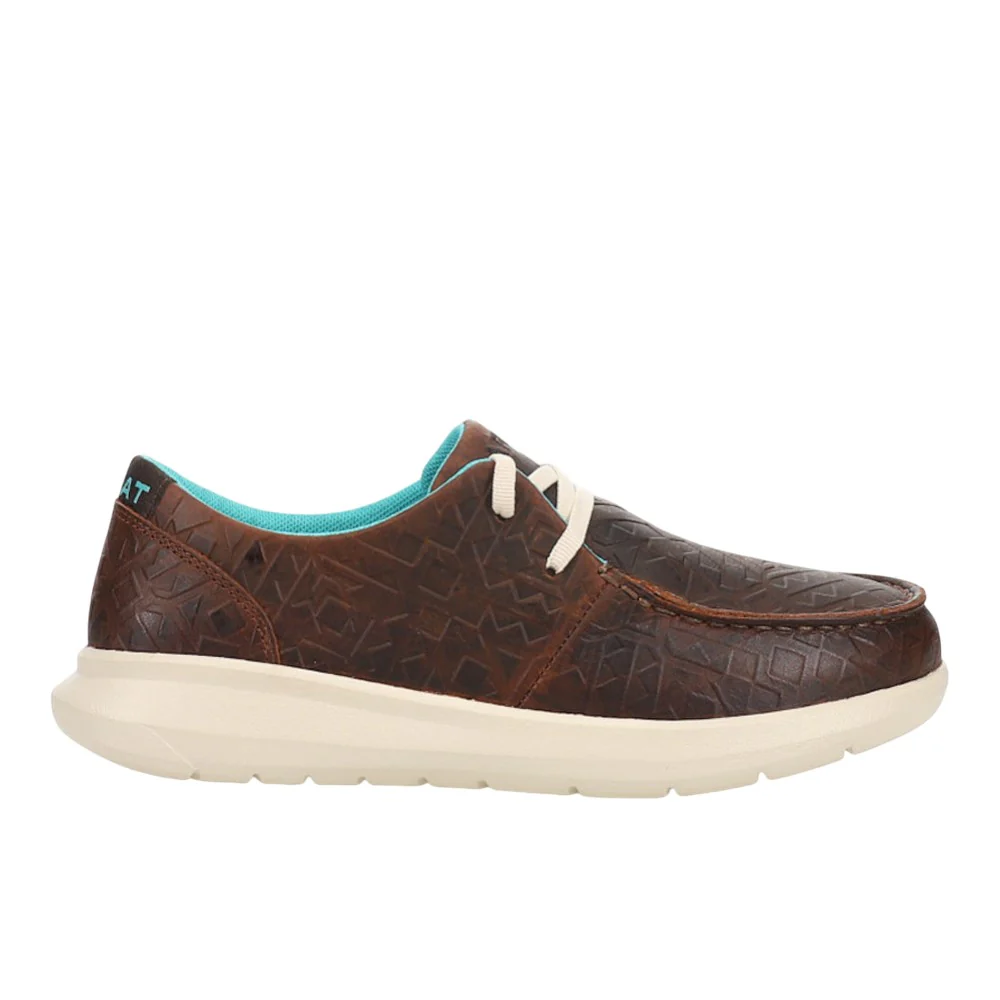 Hilo Stretch Embossed Slip On Flats