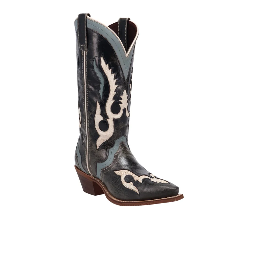 Honky-Tonk Halo Snip Toe Pull On Cowboy Boots - Image 2