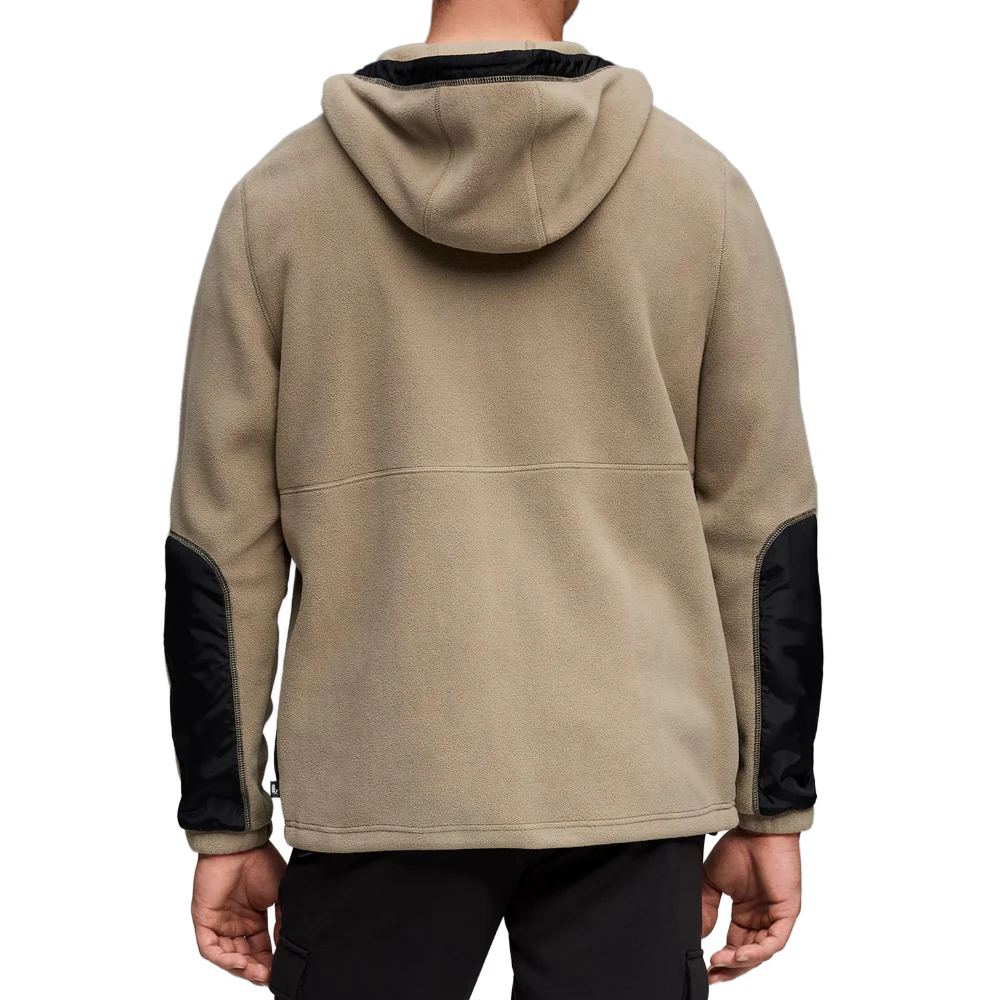 Hooded Polar Fleece Full Zip Jacket - Image 4
