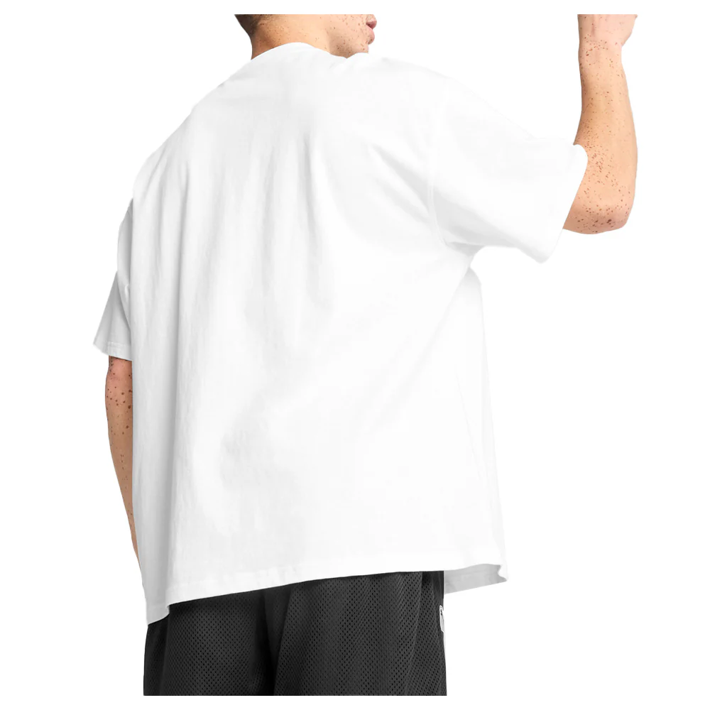 Hoop Dreamz Oversized Basketball Graphic Crew Neck Short Sleeve T-Shirt - Image 4