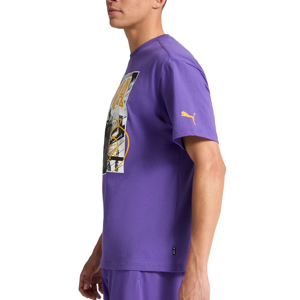 PUMA HOOPS X ENERGY Crew Neck Short Sleeve T-Shirt - Image 5