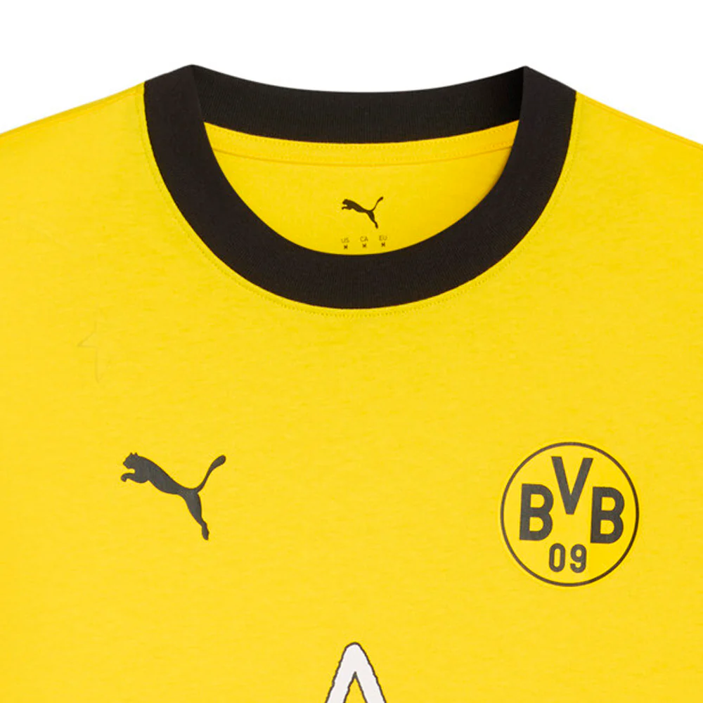 Hoops X  Borussia Dortmund Crew Neck Short Sleeve T-Shirt - Image 5