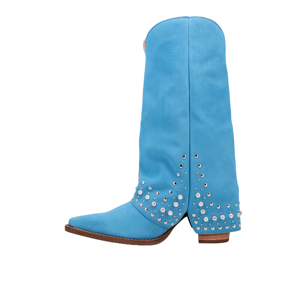 Howdy Honey Suede Leather Boots - Image 3