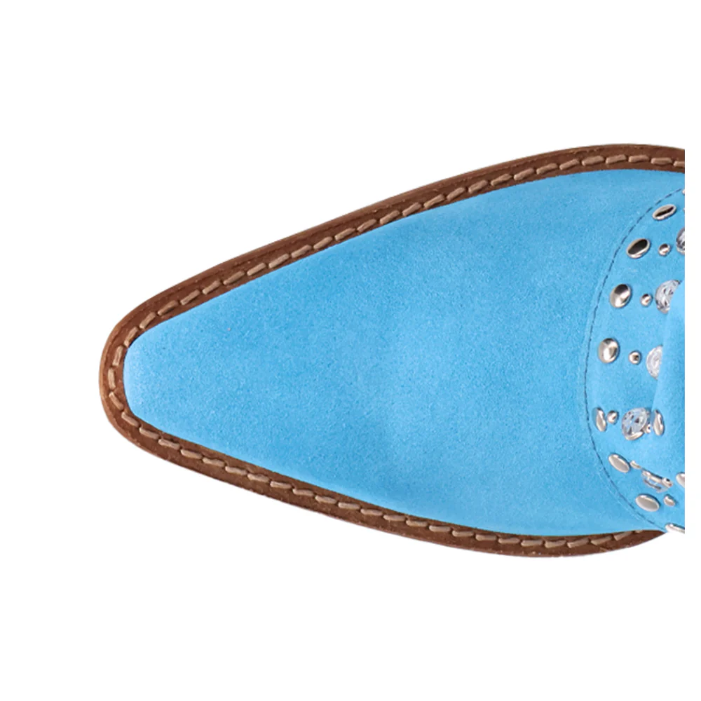 Howdy Honey Suede Leather Boots - Image 4