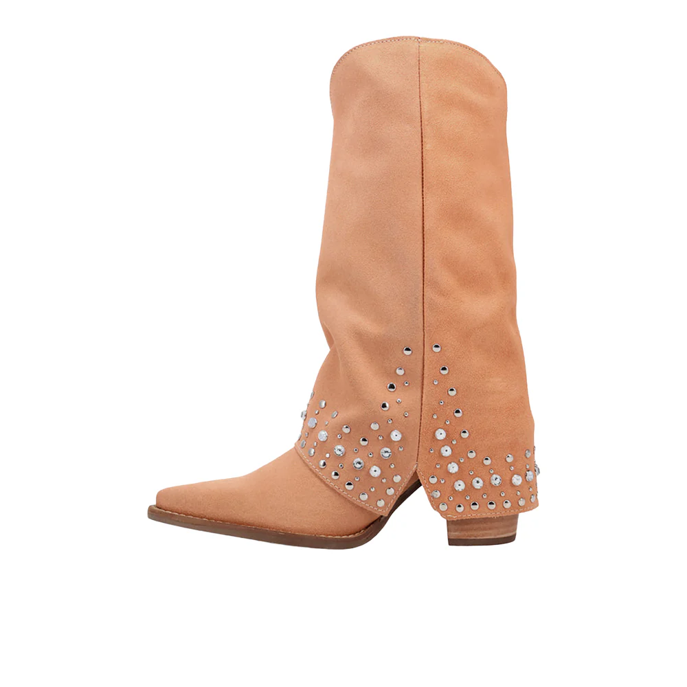 Howdy Honey Suede Leather Boots - Image 3