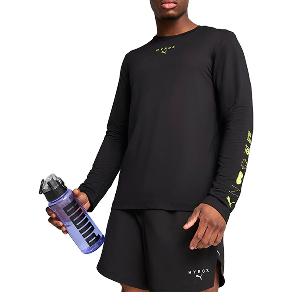PUMA x HYROX Cloudspun Crew Neck Long Sleeve Training T-Shirt - Image 3