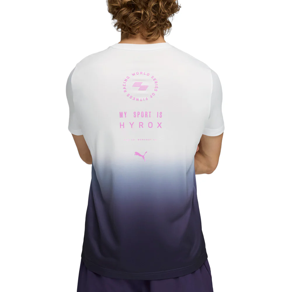 PUMA x HYROX Crew Neck Short Sleeve Graphic T-Shirt - Image 4
