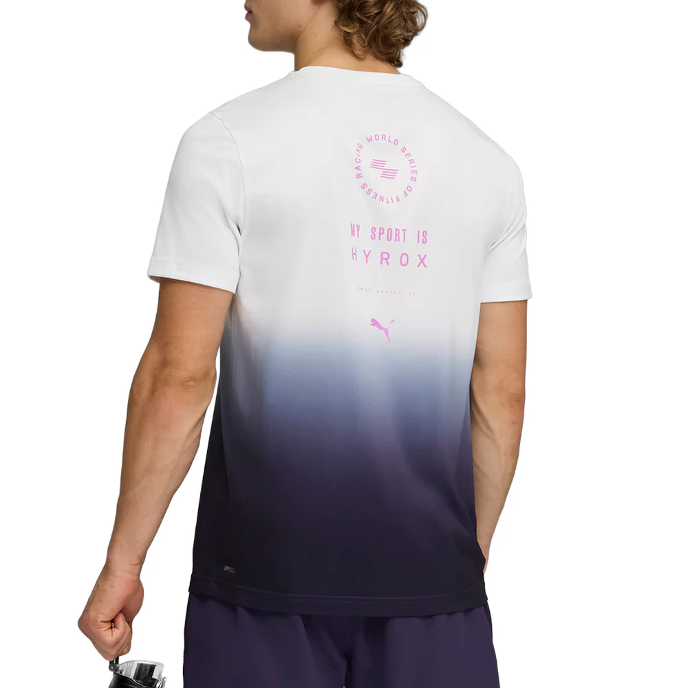 PUMA x HYROX Crew Neck Short Sleeve Graphic T-Shirt - Image 5