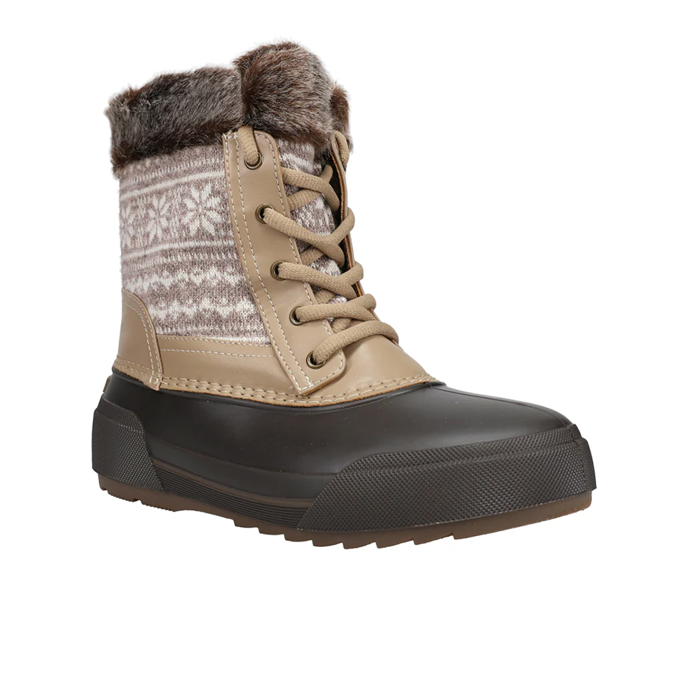 Ice Queen Graphic Round Toe Duck Winter Boots - Image 2