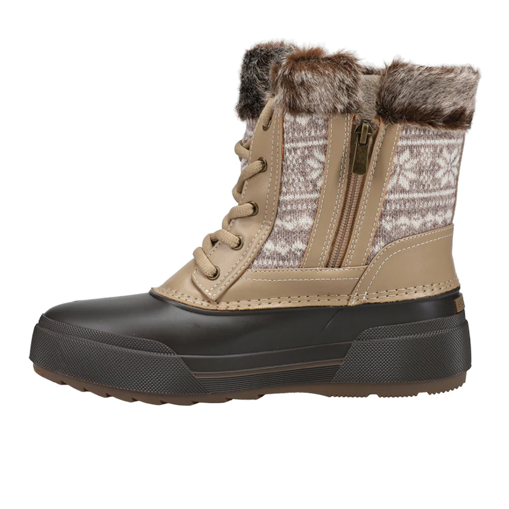 Ice Queen Graphic Round Toe Duck Winter Boots - Image 3
