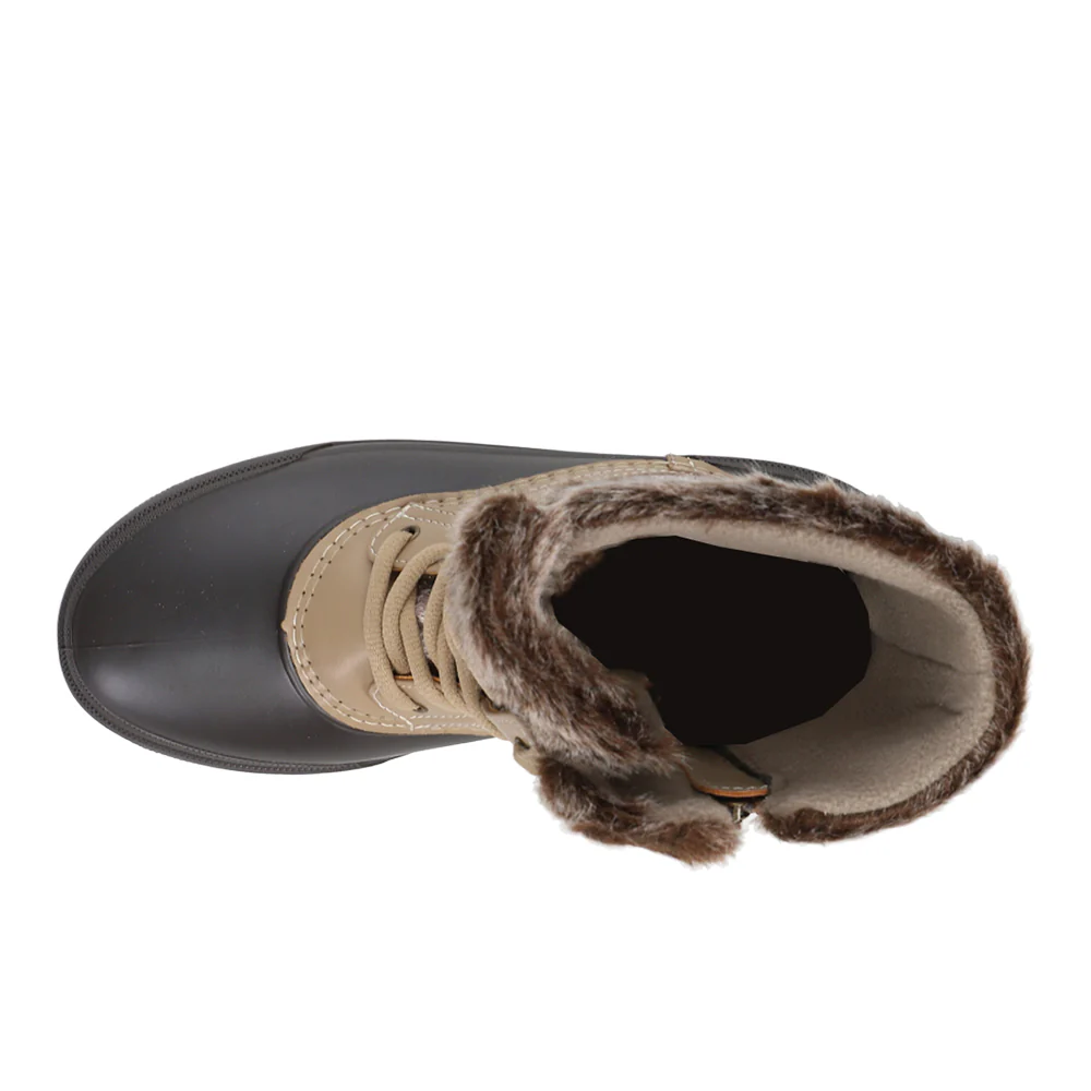 Ice Queen Graphic Round Toe Duck Winter Boots - Image 4