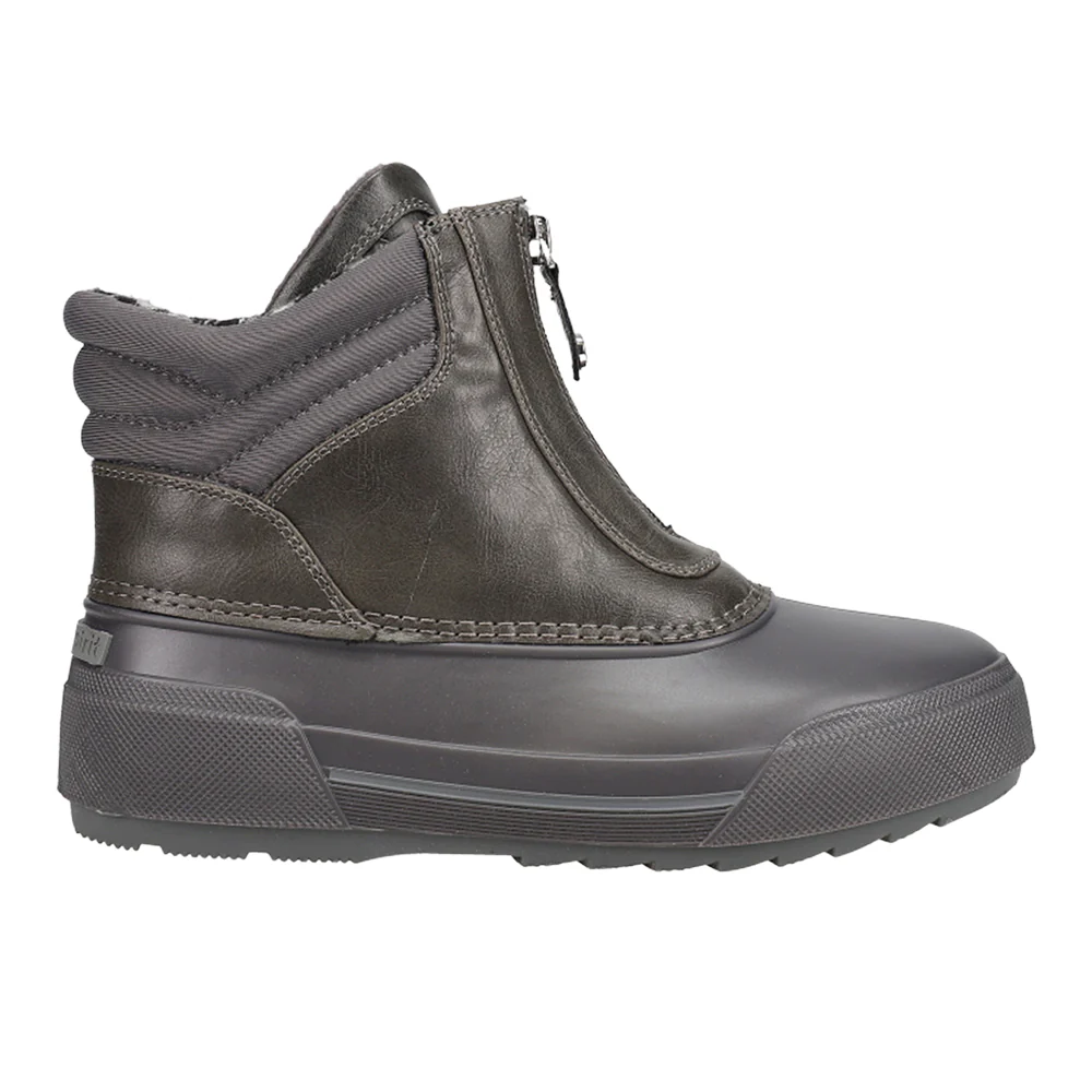 Imsledin x Martha Stewart Round Toe Zippered Snow Booties