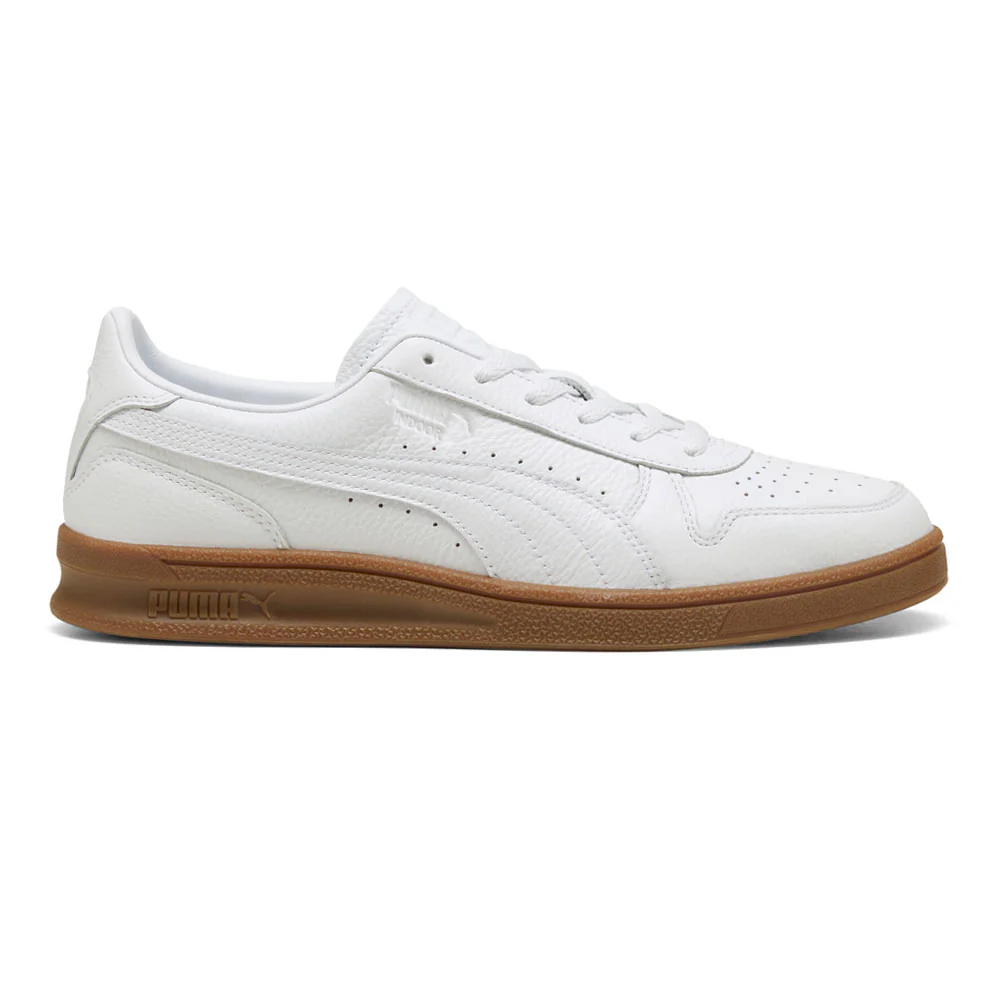 Indoor Leather Lace Up Sneakers