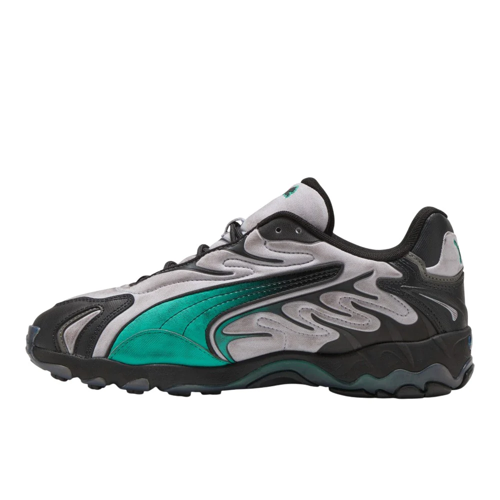 Inhale Distressed Lace Up Sneakers - Image 3