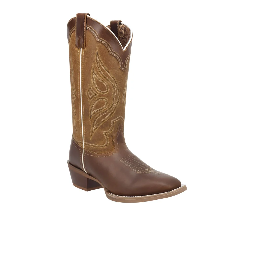 Iron Belle Square Toe Pull On Cowboy Boots - Image 2
