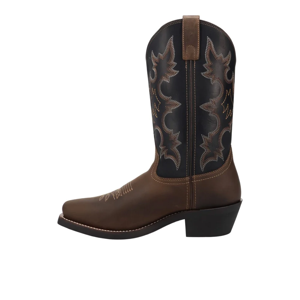 Iron Ridge Square Toe Pull On Cowboy Boots - Image 3