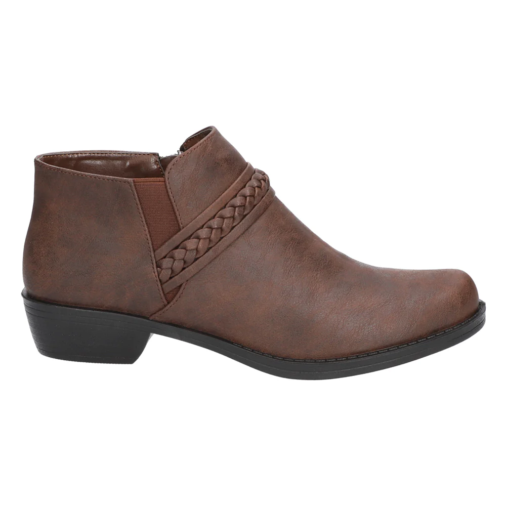Jalia Round Toe Zippered Booties