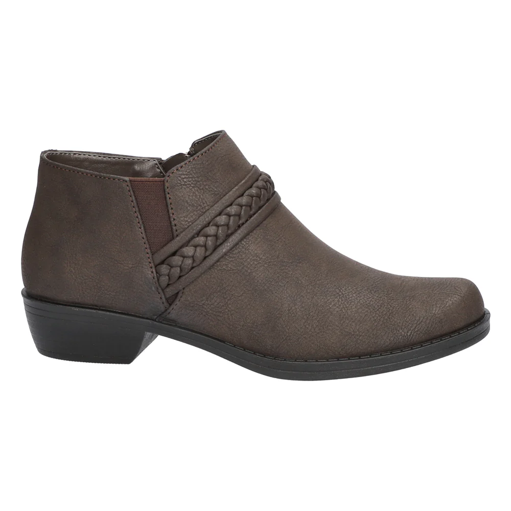 Jalia Round Toe Zippered Booties