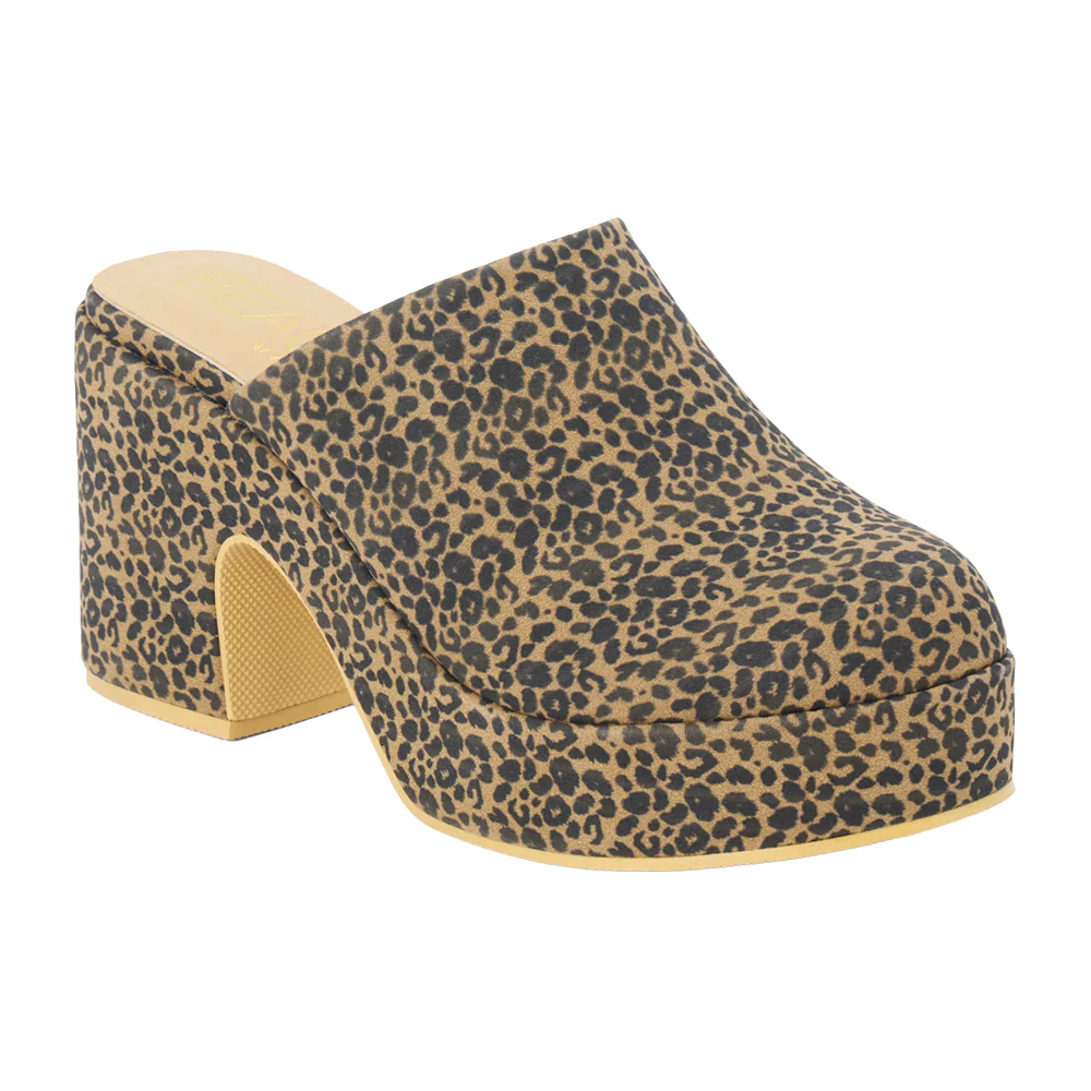 Jayde Cheetah Platform Mule Clogs - Image 2