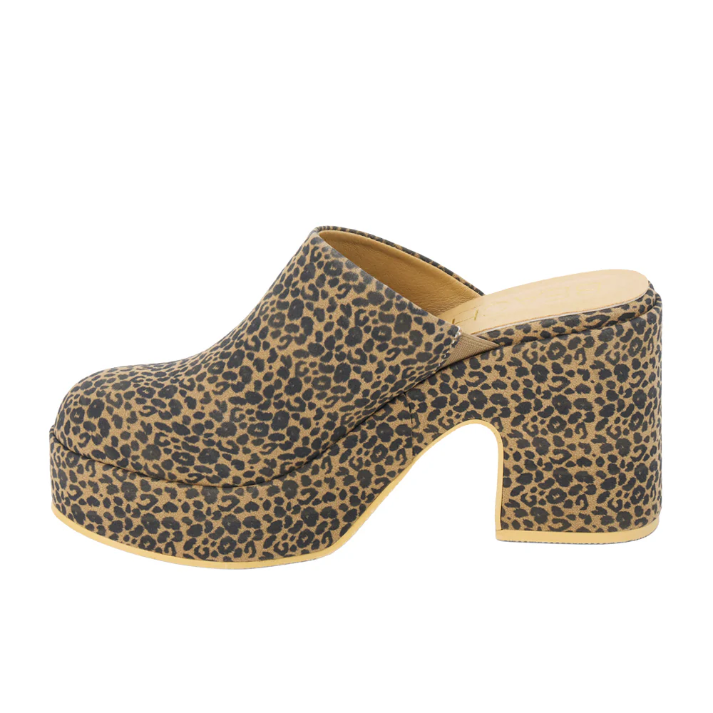 Jayde Cheetah Platform Mule Clogs - Image 3