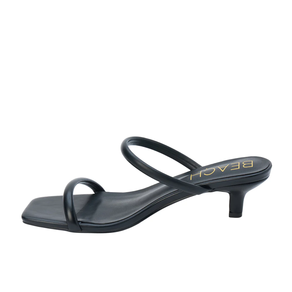 Jeanne Strappy Kitten Heel Sandals - Image 3