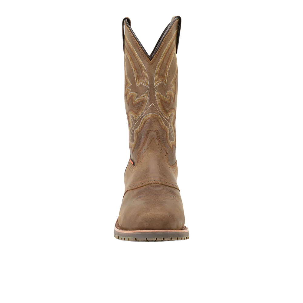 Jeyden 12 Inch Embroidered Waterproof Soft Toe Work Boots - Image 4