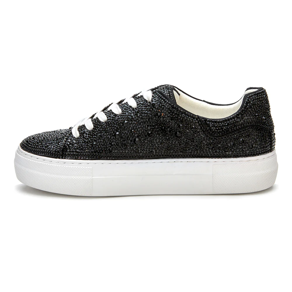 Julia Rhinestone Platform Sneakers - Image 3