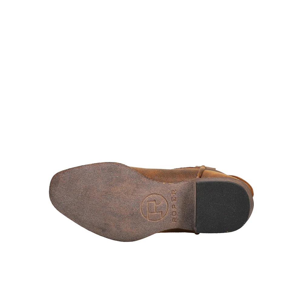 Juliet Embroidery Snip Toe Cowboy Boots (Little Kid-Big Kid) - Image 5