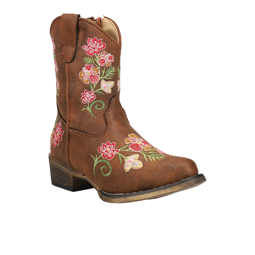 Juliet Round Toe Cowboy Boots (Toddler) - Image 2